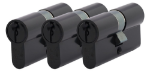 Afbeeldingen van Oxloc Profielcilinder Oxloc O5 dubbel 3 gls 30T30 zwart