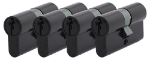 Afbeeldingen van Oxloc Profielcilinder Oxloc O5 dubbel 4 gls 30T30 zwart