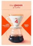 Afbeeldingen van Koffiefilterzakje ongebleekt nr. 4 (100)