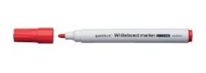 Afbeeldingen van Quantore viltstift whiteboard, 2 - 3 mm, by238200red, rond, rood