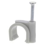 Afbeeldingen van Kabelclip rond 14mm grijs (40)