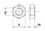 Afbeeldingen van Moer, zeskant, m6, din934, messing