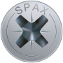 Afbeeldingen van SPAX Spaanplaatschroef verzonken kop kruis Z staal PZ1 4,0x12