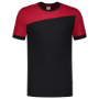 Afbeeldingen van TRICORP WORKWEAR T-shirt Bicolor Naden 102006 zwart/rood 7XL