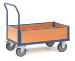 Afbeeldingen van Fetra Bakwagen laadvlak 1000x600mm Draagvermogen: 600 kg met 4 wanden