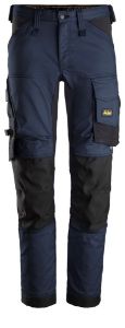 Afbeeldingen van Snickers Workwear AllroundWork, Stretch Werkbroek 6341 Navy / zwart 96