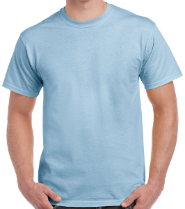 Afbeeldingen van Gildan t-shirt light blue S