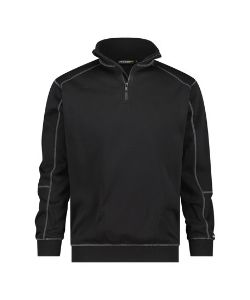 Afbeeldingen van Dassy zipsweater Felix zwart