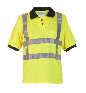 Afbeeldingen van HYDROWEAR Tilburg polo coolmax Tilburg RWS EN471 Geel M