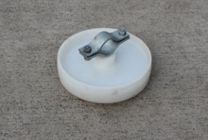 Afbeeldingen van Nylon loopwiel voor         bouwhek