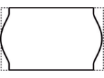Afbeeldingen van Open-Data prijsetiket s14, 2616210, permanent, wit