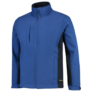 Afbeeldingen van TRICORP WORKWEAR Softshell Bicolor 402002 Korenblauw/ navy 4XL