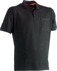 Afbeeldingen van Leo polo shirt zwart XL