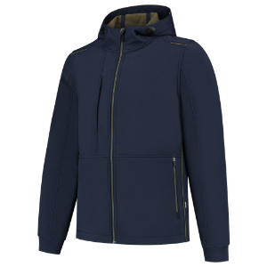 Afbeeldingen van TRICORP WORKWEAR Softshell Capuchon Accent 402705  ink 2XL
