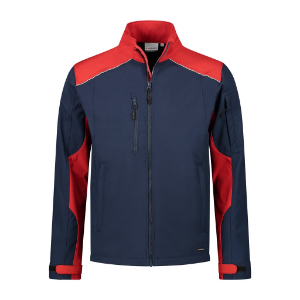 Afbeeldingen van Santino softshell tour navy/rood 2XL