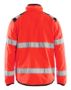 Afbeeldingen van Blåkläder Softshell jack High Vis 4877 rood/zwart L