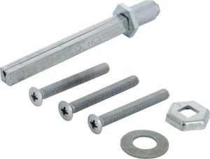Afbeeldingen van HOPPE Montageset voor VH garnituren knop/kruk MONTAGESET GRT London, profielstift, deurdikte 50-55mm