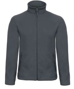 Afbeeldingen van B&C fleecevest donker grijs
