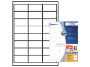 Afbeeldingen van Herma etiket, 66 x 33.8 mm, a4, verpakking 4800 stuks, premium, 4614, wit