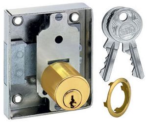 Afbeeldingen van JuNie® Meubelslot opleg cilinder 2826 20mm