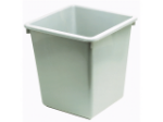 Afbeeldingen van Vepa Bins papierbak kunststof grijs vierkant taps 36cm hoog, 8713631045433 