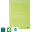 Afbeeldingen van Store insteekhoes, a4, l - model, 7359605, inclusief venster, karton, lichtgroen