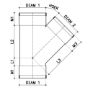 Afbeeldingen van Pvc t-stuk 90 graden      125x125mm