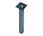 Afbeeldingen van Element System Tafelpoot vierkant wit 80cm