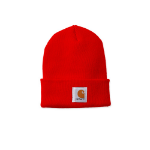 Afbeeldingen van Carhartt Knit cuffed beanie A18 oranje   