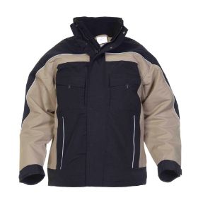 Afbeeldingen van HYDROWEAR Rimini canvas jack zwart/khaki s