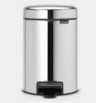 Afbeeldingen van Brabantia pedaalemmer 3ltr Brilliant Steel