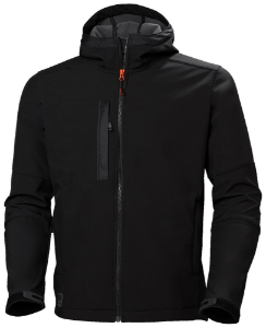 Afbeeldingen van Helly Hansen 74230 Kensington Hooded Softshell Jacket zwart 3XL