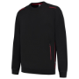 Afbeeldingen van TRICORP WORKWEAR Sweater Accent 302703 zwart/rood  L
