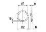 Afbeeldingen van Veerring, m8, din128a, mv, 1000 stuks