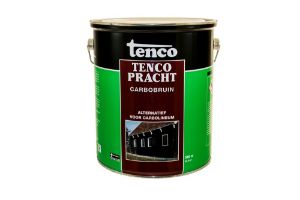 Afbeeldingen van Tenco Tencopracht Houtbeschermingsbeits Carbobruin 5000ml, milieuvriendelijk