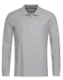 Afbeeldingen van Stedman polo grey heather lange mouw, M