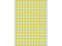 Afbeeldingen van Herma etiket rond, 8 mm, verpakking 5632 stuks, 2211, geel