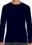 Afbeeldingen van Gildan t-shirt navy lange mouw, S