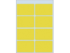 Afbeeldingen van Herma etiket, 26 x 40 mm, verpakking 40 stuks, 3691, geel