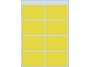 Afbeeldingen van Herma etiket, 26 x 40 mm, verpakking 40 stuks, 3691, geel