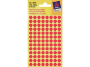 Afbeeldingen van Zweckform etiket, 8 mm, verpakking 416 stuks, 3010, rood