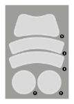 Afbeeldingen van Kask Transparant Plasma stickers