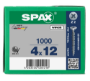 Afbeeldingen van SPAX Spaanplaatschroef verzonken kop kruis Z staal PZ1 4,0x12