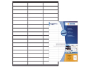 Afbeeldingen van Herma etiket, 70 x 16.9 mm, a4, verpakking  5100 stuks, premium, 4459, wit