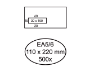 Afbeeldingen van Quantore envelop venster ea5/6 zelfklevend 80gram wit venster links30, q180517 