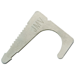 Afbeeldingen van JMV Inslagbeugel 16/20mm blank met kartel (500 stuks)