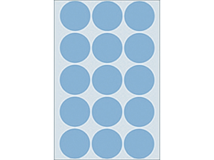 Afbeeldingen van Herma etiket rond, 32 mm, verpakking 480 stuks, 2273, blauw