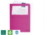 Afbeeldingen van Store insteekhoes, a4, l - model, 7359605, inclusief venster, karton, roze