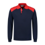 Afbeeldingen van Santino polosweater tesla navy/rood 5XL