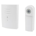 Afbeeldingen van Byron gong type B411E - plug-in - draadloos - deurbel kit - 75 m - wit
